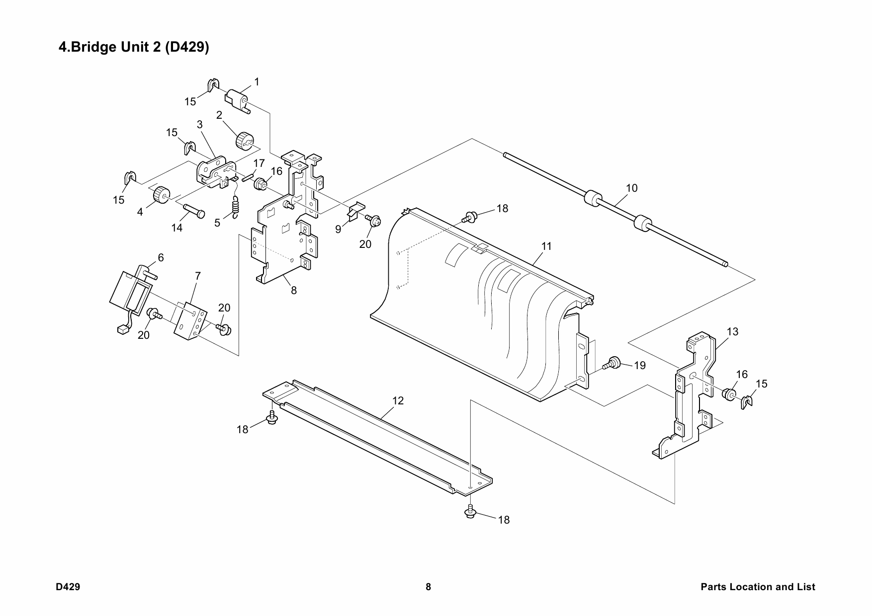 RICOH Options D429 INTERNAL-FINISHER-TYPE-C2550 Parts Catalog PDF download-5 RICOH Options D429 INTERNAL-FINISHER-TYPE-C2550 Parts Catalog PDF download-5